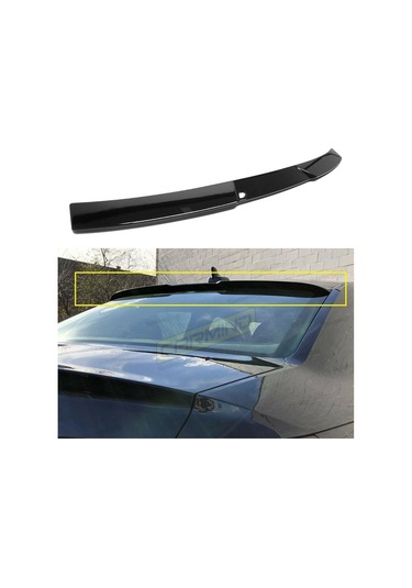 Audi A4 B9 Cam Üstü Rs Spoiler Piano Black 2017-2019