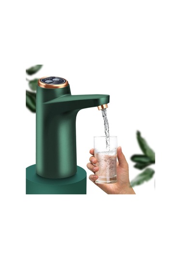 Dinosaurs F Fityle Otomatik Su Pompası Dağıtıcı Şarj Edilebilir Su Içme Pompası Rv Yeşil Ahşap