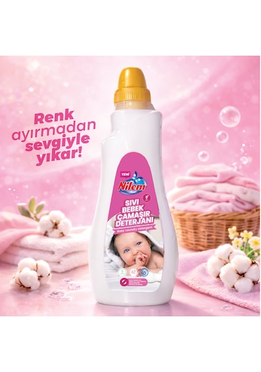 Nilem Sıvı Bebek Çamaşır Deterjanı 1000 Ml