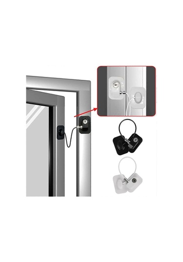 Çocuk Pencere Güvenliği, 1 Adet Pencere Kilidi Çocuk Güvenlik Kil