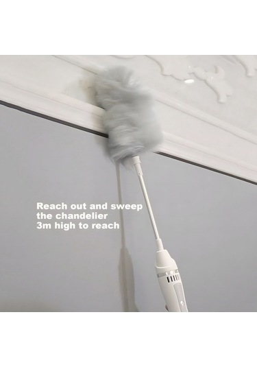 Prestigegoods Kablosuz Elektrikli Toz Toplayıcı - Mobilya, Perde, Klavye Ve Araç Temizliği İçin Pratik Fırça