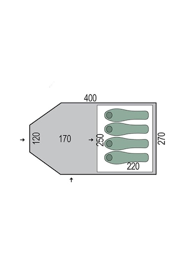 Pinguin Campus 4 Yeşil Çadır Yeşil