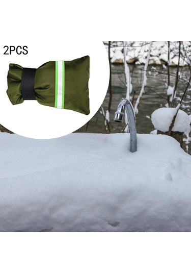 Suntek 2 Adet Dış Mekan Musluk Kapağı Çorapları Bahçe Kapakları Yeşil