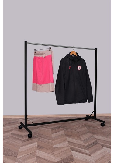 Sabit Askılık 120 Cm Boyalı Stand Renkli