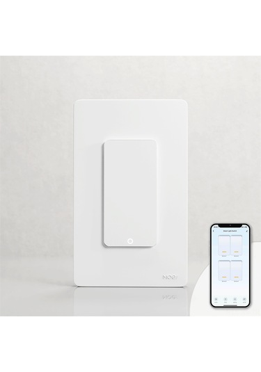 Reedark Tuya Wifi Akıllı Ev Anahtarı - 4 Yollu Beyaz Amerikan Tipi, App İle Uzaktan Kontrol, Zamanlama Ve Ses Komutu Desteği Tuya Wifi