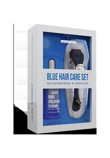 Luis Bien Saç Dökülmesine Karşı Etkili Mavi Saç Bakım Serumu 30 ML + Dermaroller