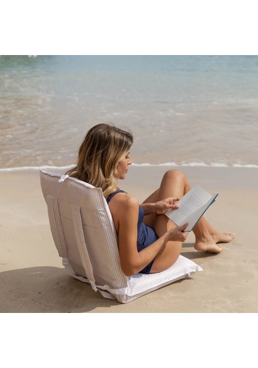 Flamingueo Nelson Katlanır 6 Pozisyonlu Plaj Koltuğu Bej Bej