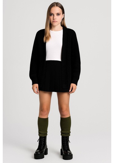 3 Çift Basic Kalın Pamuk Karışımlı Tozluk Krem-haki