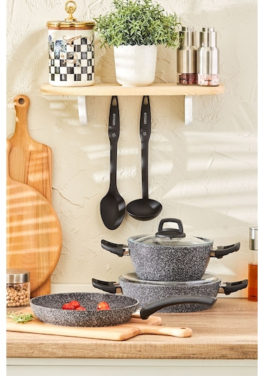 Emsan Luna 7 Parça Tencere Seti