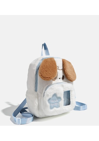 Charhp&kejnt Kızlar İçin Büyük Kapasiteli Ve Sevimli Mor Kedi Peluş Okul Çantası Çizgi Film Sırt Çantası İle Resmi Orijinal Sırt Çantası Diğer