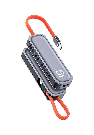 Tr21 Multi Fonksiyon 5 In 1 Type-c Hub Hdmı