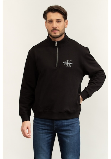 Calvin Klein Erkek Sweat Lv04rd244g Ub1 Siyah Siyah