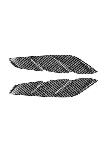 Karbon Fiber Arka Sis Lambası Kapağı Kaş Çerçevesi Dekorasyon Ara
