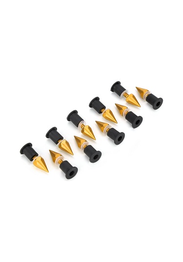 Reedark Cnc Alüminyum M5 Motosiklet Vida Seti - 10 Adet, Evrensel Uyumlu, Siyah, Dekoratif Ve Sabitleyici, Scooter-spor Araçları İçin