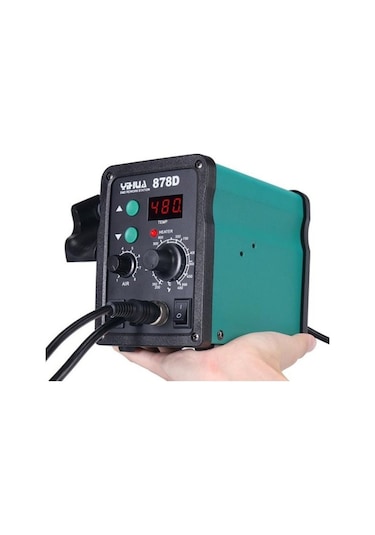 Yihua 878D Isı Ayarlı Sıcak Hava Üfleme Lehimleme Havya İstasyonu (434475539)