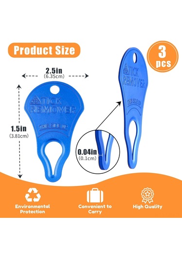 Hfambition 3 Adet Taşınabilir Kenevir Çıkarıcı Seti - Köpekler, Evcil Hayvanlar Ve İnsanlar İçin Etkili, Güvenli - Outdoor Aktivitelere İçin Gerekli Gümüş/mavi/kırmızı