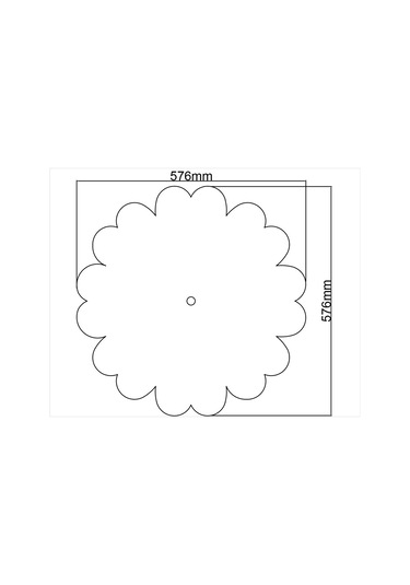 Motifpiyer Lamba Tavan Göbeği-52-56xcm-cap-2adet