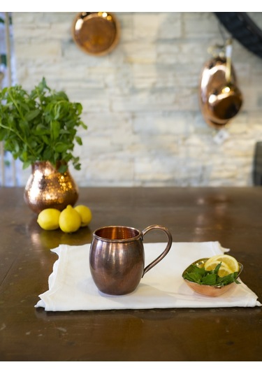 Bakır Kalaysız Tombul Kupa Oksitli Renk