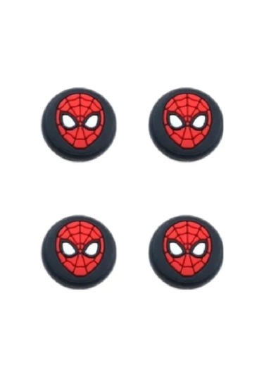 Nintendo Switch/switch Oled /switch Lite Uyumlu 3d Analog Koruyucu Silikon Örümcek Adam