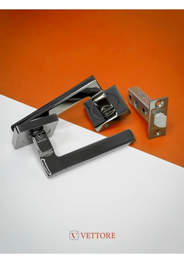 Vettore Kapı Kolu İçi Kapı Mandallı Siyah Nikel 157014361