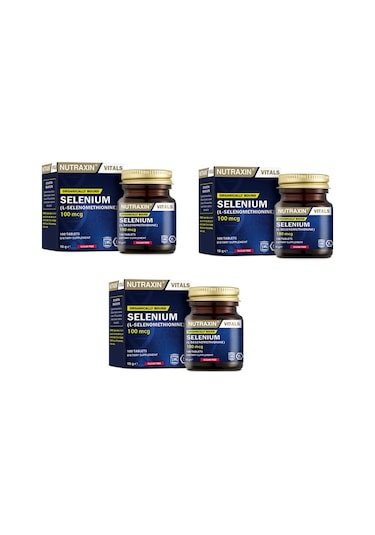 Nutraxin Selenium 100 Tablet 3 Adet