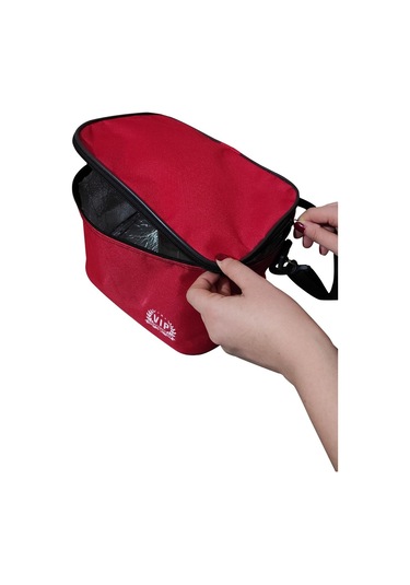 Vip Termos Çanta 11 L Plaj Tipi Buzluk Soğutucu Çanta Kırmızı