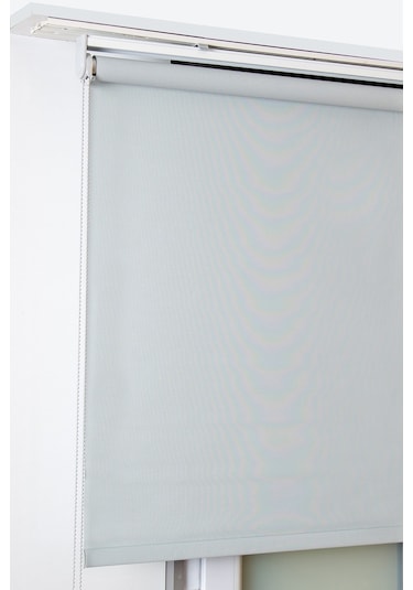 Mat Gri Kumaş Kaliteli Kalın Güneşlik Stor Perde