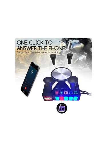 Sones Bluetooth Mp3 Hoparlörlü Motosiklet Cep Telefonu Şarj Standı Yl-056