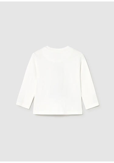 Mayoral Erkek Bebek T-shirt 2070 Krem