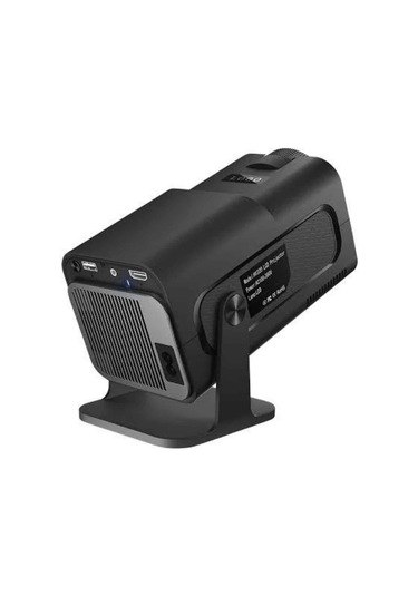 Projektör Siyah Android Taşınabilir Sinema Projeksiyon Wifi Destekli En Güncel Sürüm Akıllı