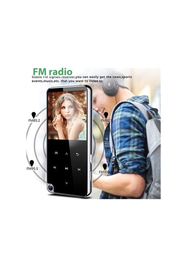 Maiyame 8gb Siyah Bluetooth Mp3 Çalar - Hıfı Ses Kalitesi, Fm Radyo, Kayıt, 1.8" Ekran, Dış Tf Kart Desteği