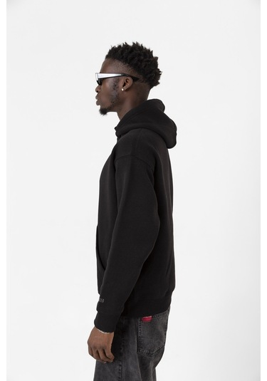 John Wick Continental Excommunicado Siyah Erkek 3ip Kapşonlu Sweatshirt Siyah