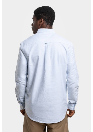 Tommy Jeans Erkek Gömlek-dm0dm21298 Mavi