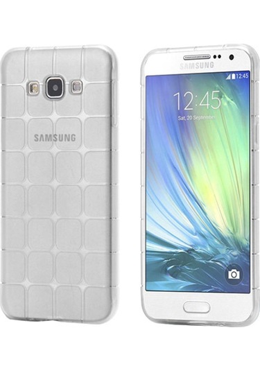 Fitcase Samsung Galaxy A7 (A700) Plaid Silikon Arka Kapak Seffaf 86233739