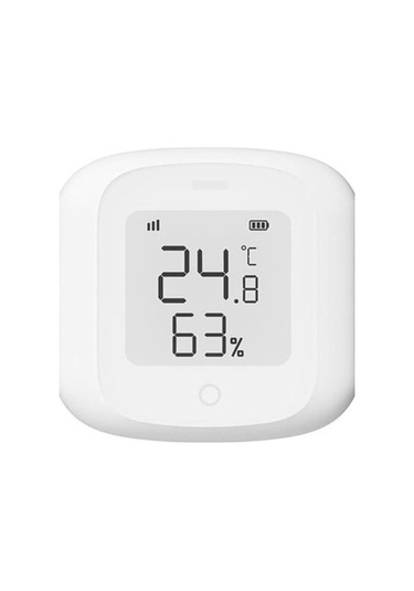 Zigbee Akıllı Sıcaklık Nem Sensörü, Uzaktan İzleme, Lcd Ekranlı, Otomatik Senaryo Tetikleyici, Ev/seracılık Kullanıma Uygun