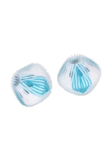 Konesam 6 Adet Mavi Beyaz Çamaşır Makinesi Tüy Ve Kumaş Topu Temizleyici Topları - Kaliteli Pp Ve Nilon Diğer