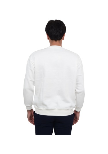 Erkek Üç İplik Sıfır Yaka Sweat Çok Renkli