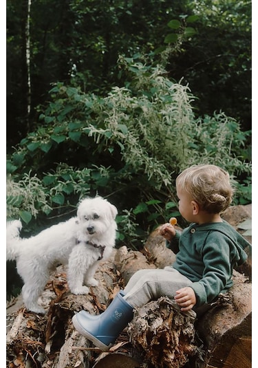 Igor Splash Dk Erkek Çocuk Su Geçirmez Yağmur Kar Çizmesi W10292 Petrol Mavisi Mavi