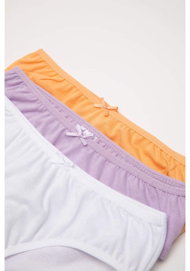 Defacto Kız Çocuk 3'lü Slip Külot D9500A824AUPR143 Mor