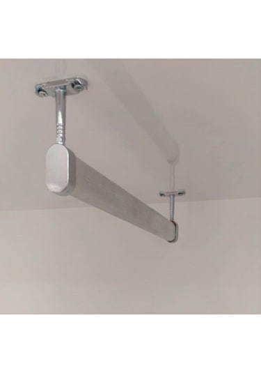 Ers Dolap Içi 25 Cm Oval Elbise Askı Borusu, Tavan Askı Aparatı Krom - Krom