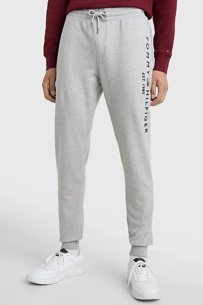 Tommy Hilfiger Tommy Logo Sweatpants Erkek Beyaz Eşofman Altı Mw0mw08388p01 Beyaz