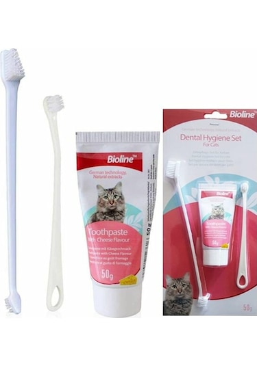 Bioline Peynir Aromalı Kedi Ağız Bakım Seti