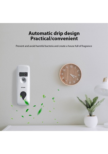 300ml Otomatik Hava Ferahlatıcı Sprey Dispenseri Duvara Monte/dik Durumda Banyo Otel Ofis Ticari Alanlar İçin Düşük Gürültülü Parfüm Dispenseri Çift Güç Kaynağı