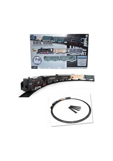 Duman Oyuncak 19 Parça Pilli Tren Seti Tl07