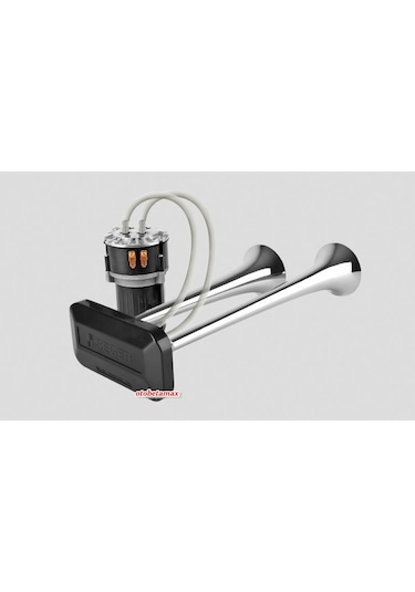 Seger 12Volt Fala-Fala Kompresörlü Korna 85Kh Krom Boru