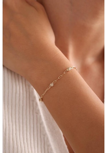 14 Ayar Altın Dorikalı Ataç Bileklik