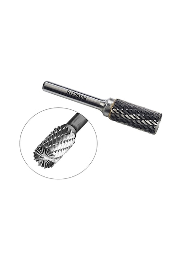 B Tip 08x20x06 Karbür Kalıpçı Freze Ucu Silindir Alın Kesmeli Gfb3216