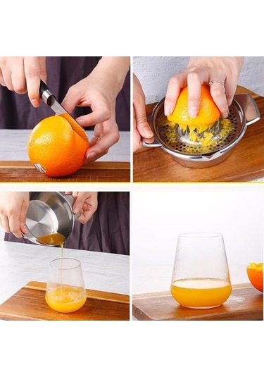 Pazly Cbtx Paslanmaz Çelik Meyve Sıkacağı Manuel Meyve Sıkacağı, Küçük Ve Pratik Çok Renkli