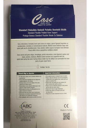Case HB 5110 Fleksible Balenli Patella Destekli Dizlik Standart