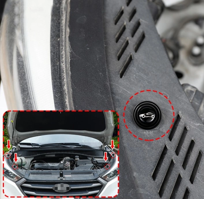 Araba Kapı Ses Ve Darbe Emici Pad 10 Adet Siyah 4490